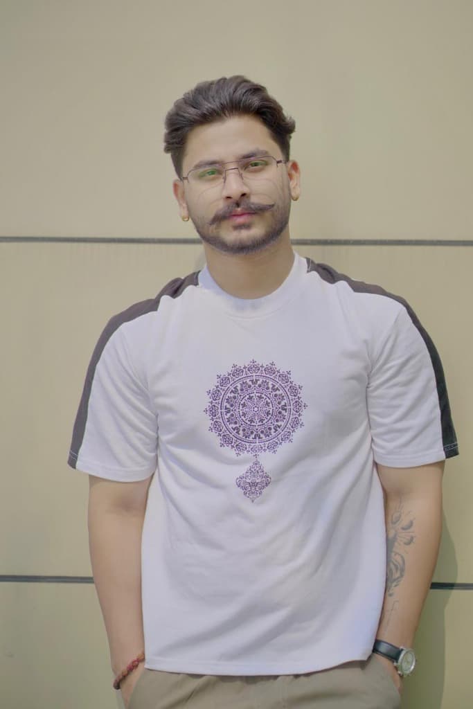 "Karmic" Mandala Oversized Tee